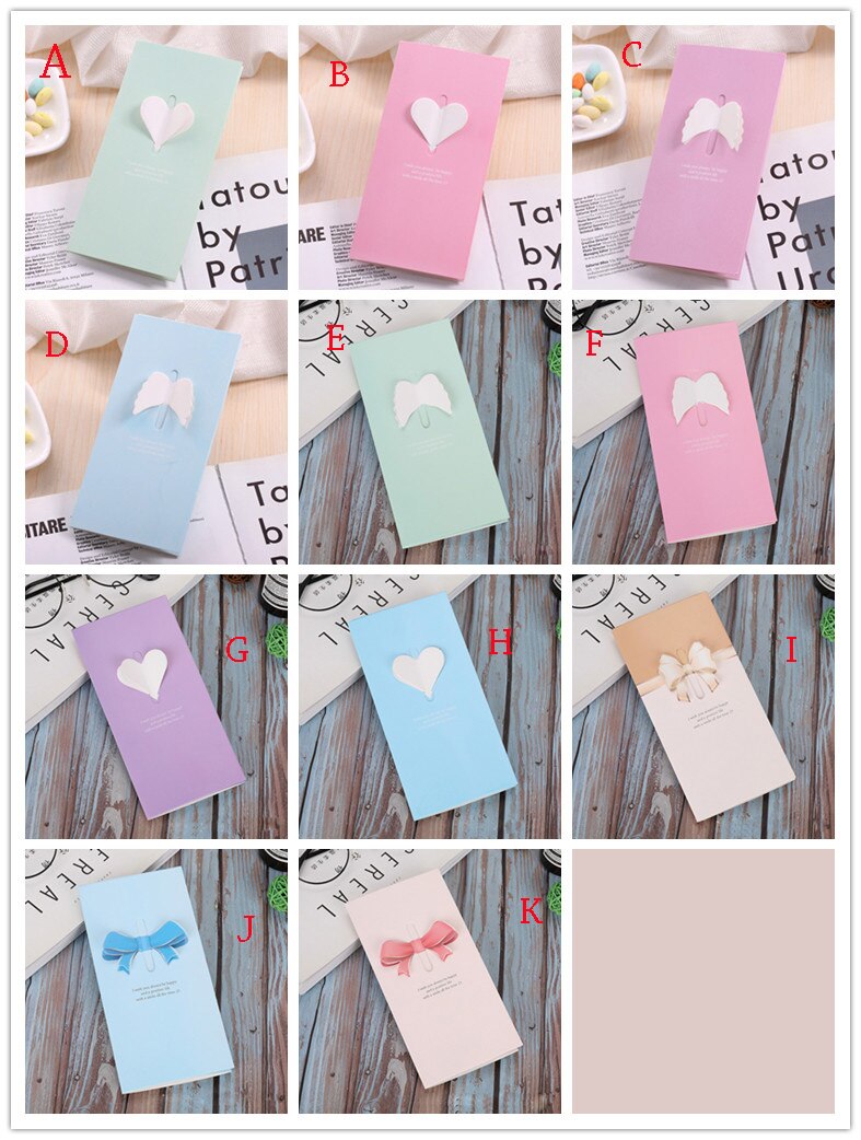 5 pièces 3D Bow creux carte de voeux fleur boutique merci pour carte de visite fête d'anniversaire Invitations de mariage cartes