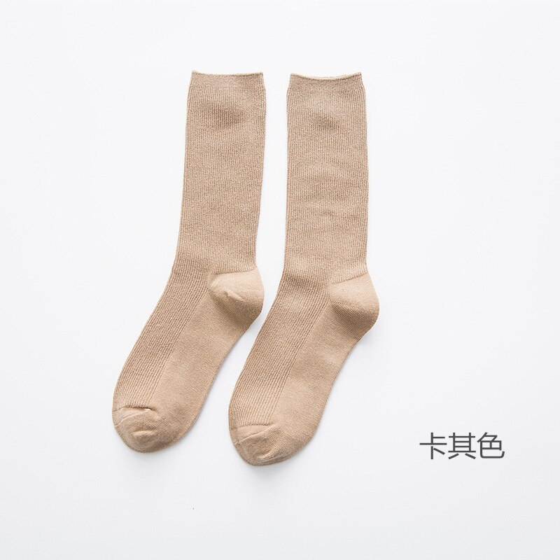 Breathable Cotton Funny Socks Womens Various Colors Women Korean Style Females Cute Sock Casual Deodorant Female Trendy: 4