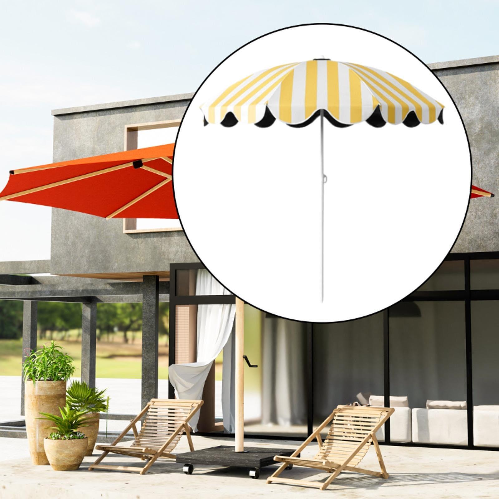 Tuinparasol, buitenparasol, strandparasol, draagbare grote regenbestendige multifunctionele beschermluifel voor terras, camping, reizen en strand.