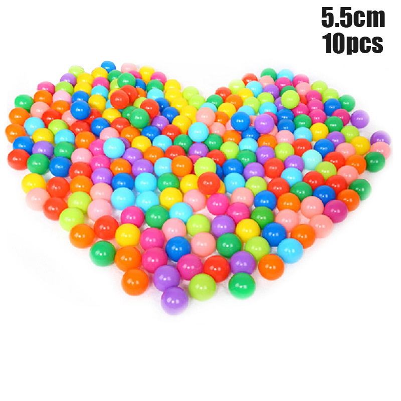 10 Pcs Kleurrijke Play Ballen Speelgoed Educatief Cadeau Voor Kinderen Kids Indoor Kinderbox Party BM88: 5.5cm