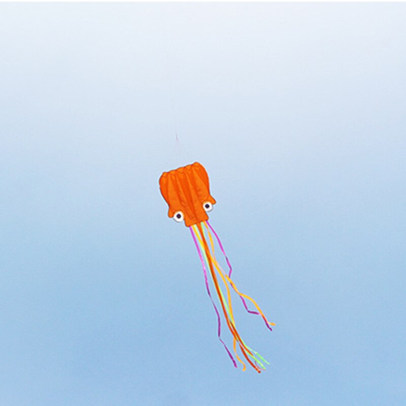 5m kleuren octopus vlieger zachte opblaasbare vlieger dierenvlieger lange staart volwassenen en kinderen buitensport entertainment vliegend gereedschap speelgoed