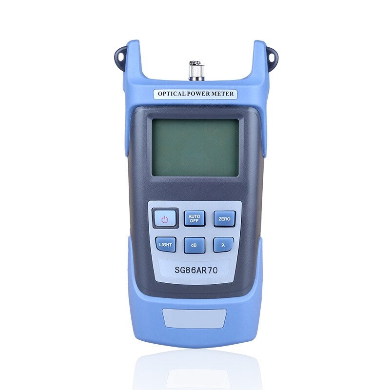 2 Pcs Handheld Optical Power Meter High Precision Optical Fiber Tester Optical Attenuation Test with Fc/Sc Adapter