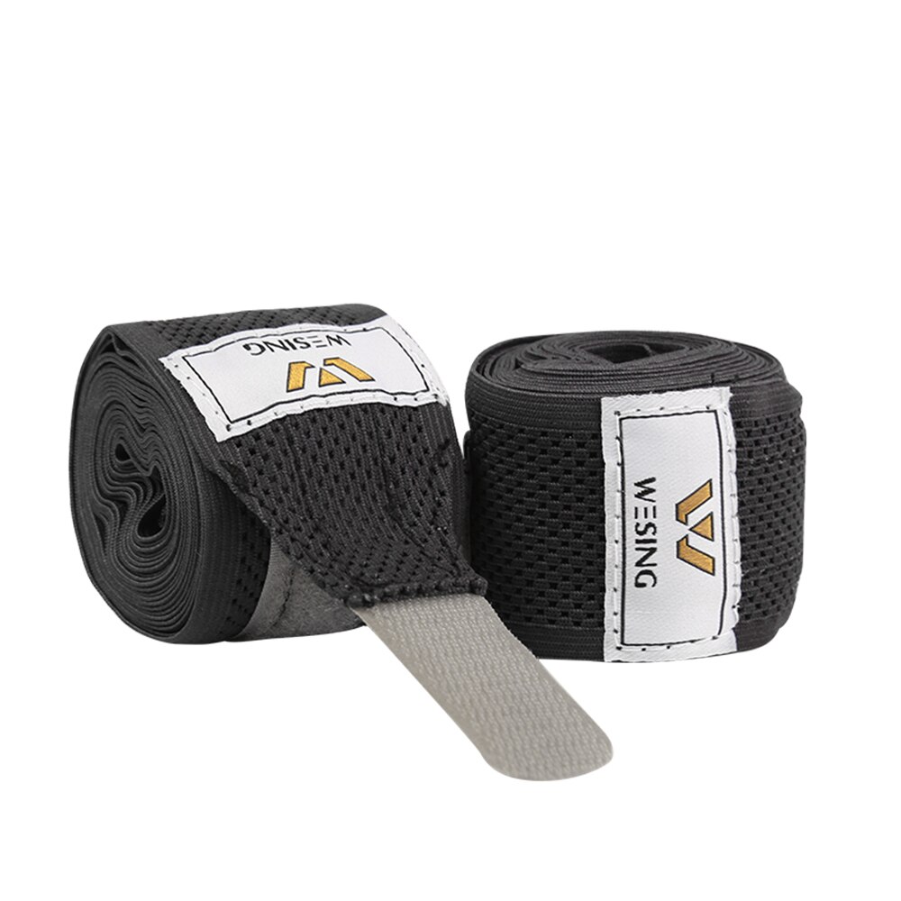 Bokshandbandage breedte 5cm boksbandage sanda muay thai mma taekwondo hand handschoenen lengte 3m 5m katoen: Zwart / 3m