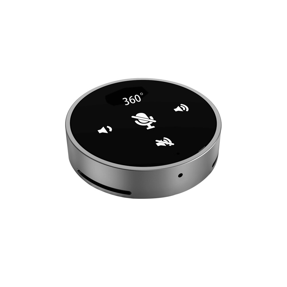 USB Microphone Desktop Conference Built-in Speakerphone 360° Omnidirectional Condenser Mic for PC Laptop Computer