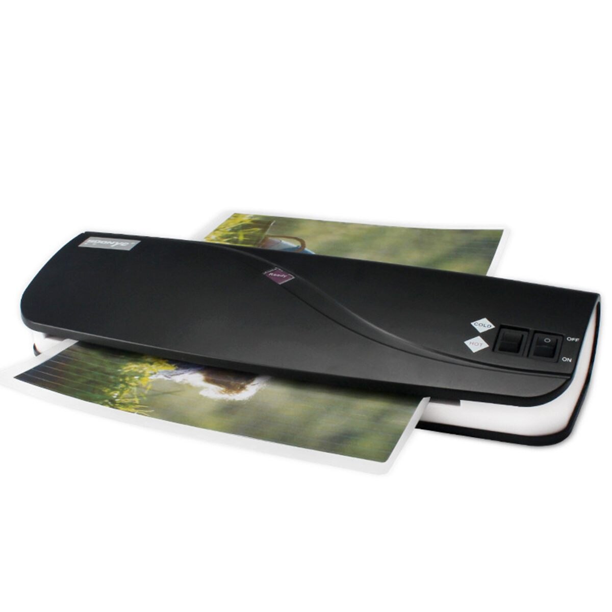 Office Laminator Cold Laminator Machine for A4 Document Photo Poster Postcard Packaging Plastic Film Roll Laminator 220V