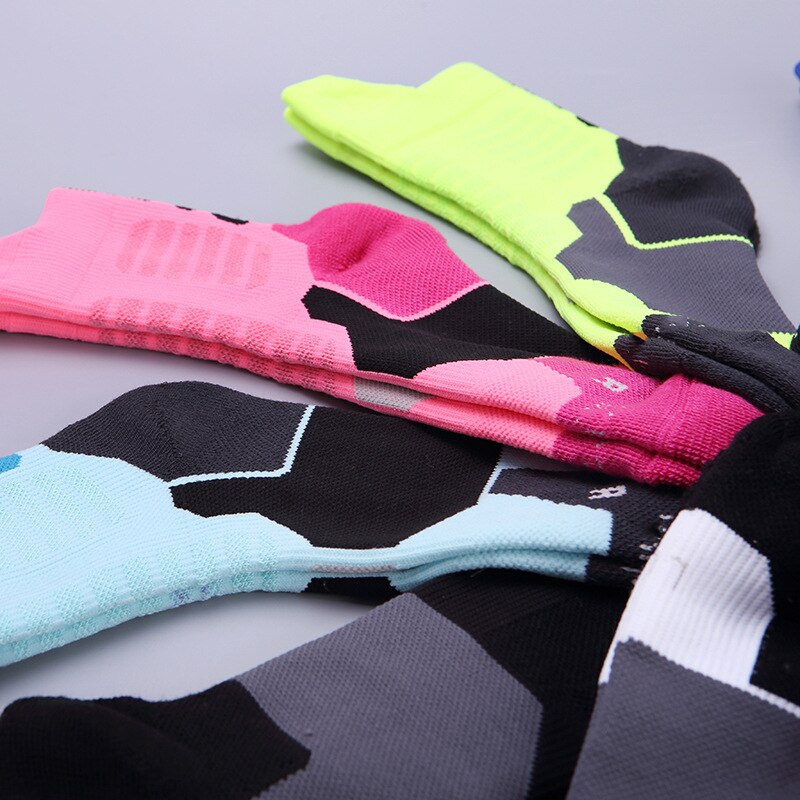 Men Women Sports Socks Breathable Running Fitness Basketball Cycling Compression Elastics Sport Sock for Adult