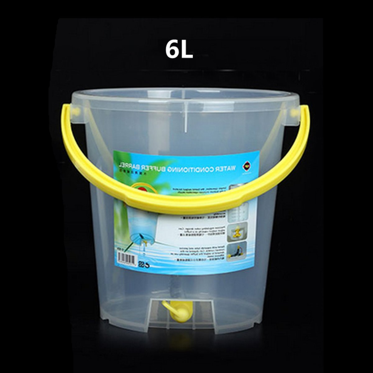 Akvarium dryp spand vand udveksling langsom fisk rejer tank refill ændring buffer udjævning befrugtning genopfyldning: 6l