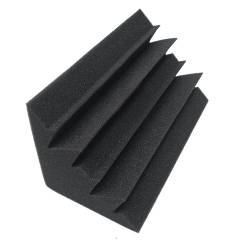 Eponge basse pour mur d'angle noir isolation phonique piège basse mur acoustique mousse rembourrage Studio Foa