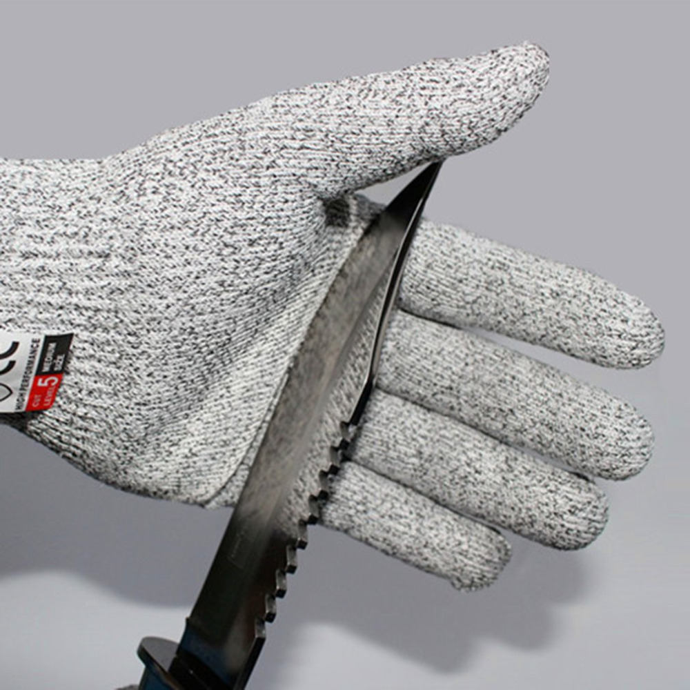 Werkveiligheid snijbestendige handschoenen, roestvrij staaldraad, metalen gaas, slagershandschoenen, anti-snijbescherming, ademend
