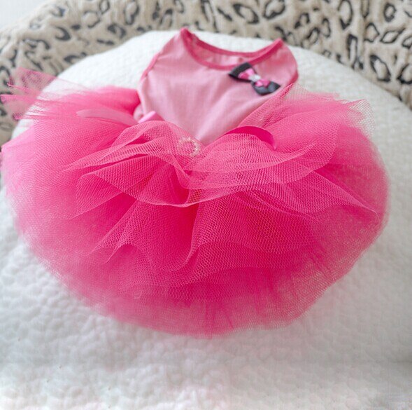 Vestido de princesa con tutú para perro y gato, ropa de XS a L: XS