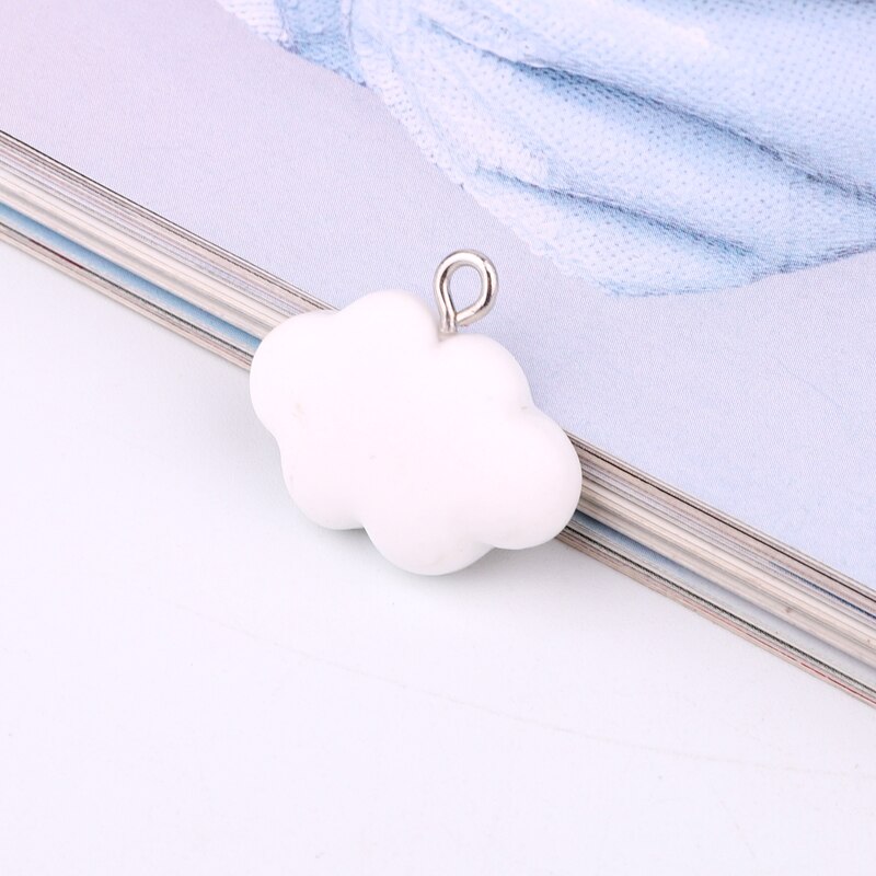 10 stk kawaii Sky Bie harpiks sjarm søt anheng funn diy øredobber halskjede leker nøkkelring diy dekorasjon smykker gjør