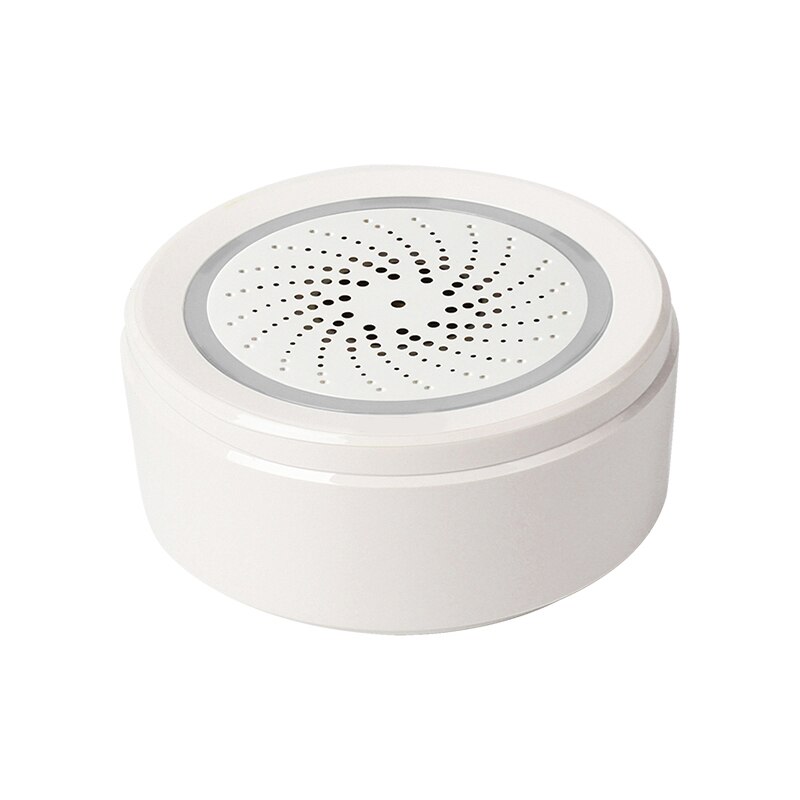 Compatible WiFi Sirène Alarme avec Capteur De Température et D'humidité IFTTT Soutien Vie Intelligente À Télécommande De Sécurité À La Maison