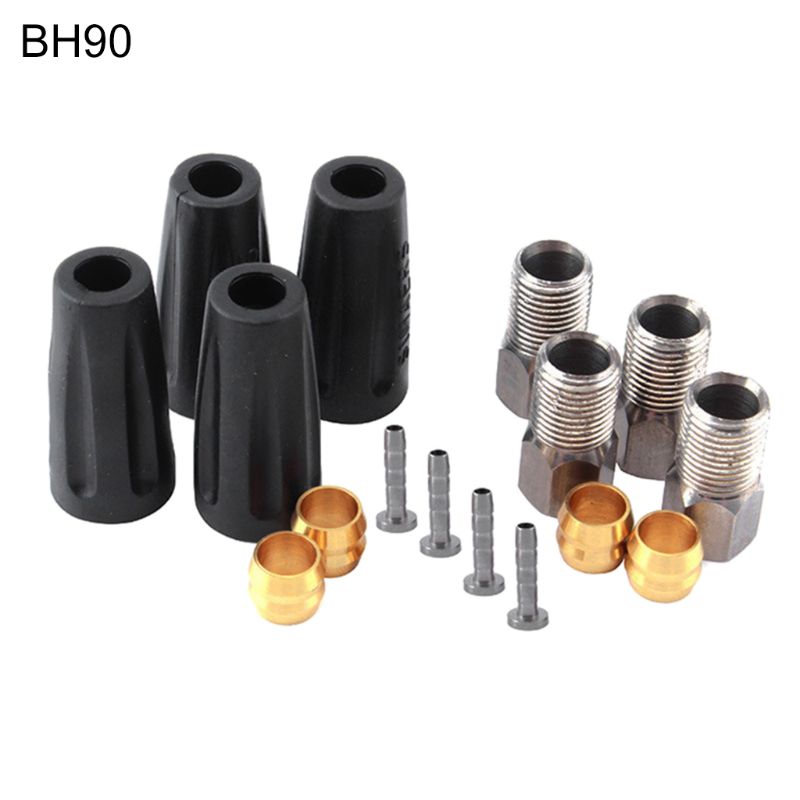 Jeu De 8 Olives Et Inserts Pour Freins Hydrauliques Shimano - Laiton, Compatible BH59/BH90