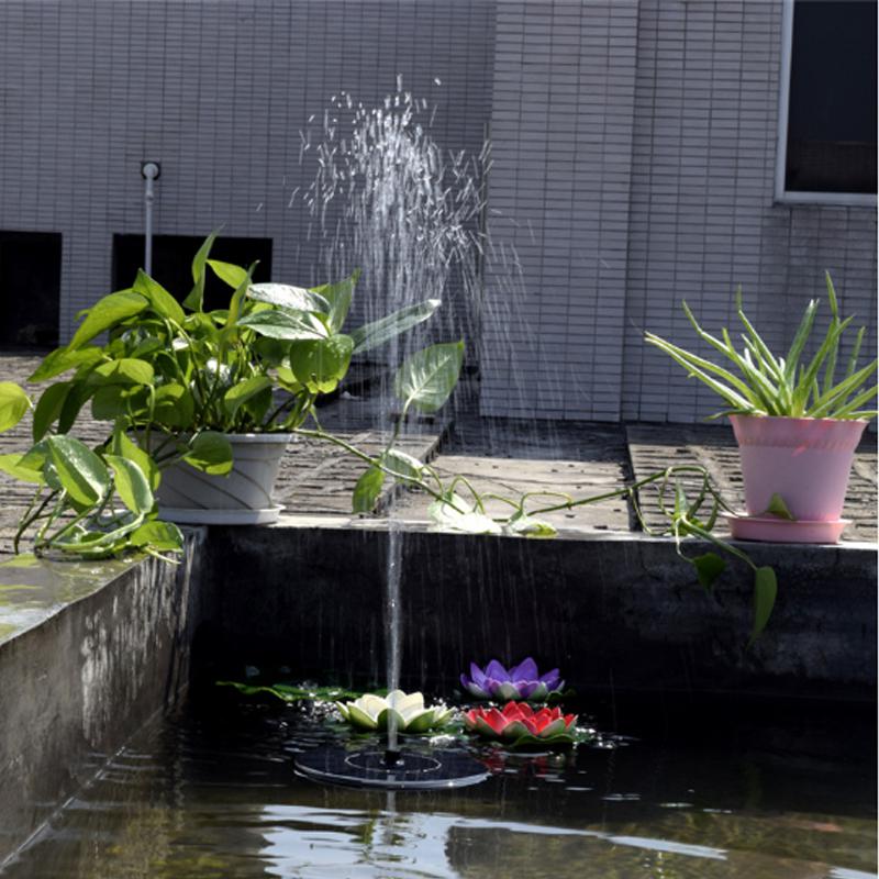 Mini Solar- Brunnen Garten Schwimmbad Teich Schwimmenden Wasser Pistole Brunnen 30-50cm Pumpe Ich bin Freien Schwimmen Schwimmbad Vogel Schlecht für freundlicher Spielzeug