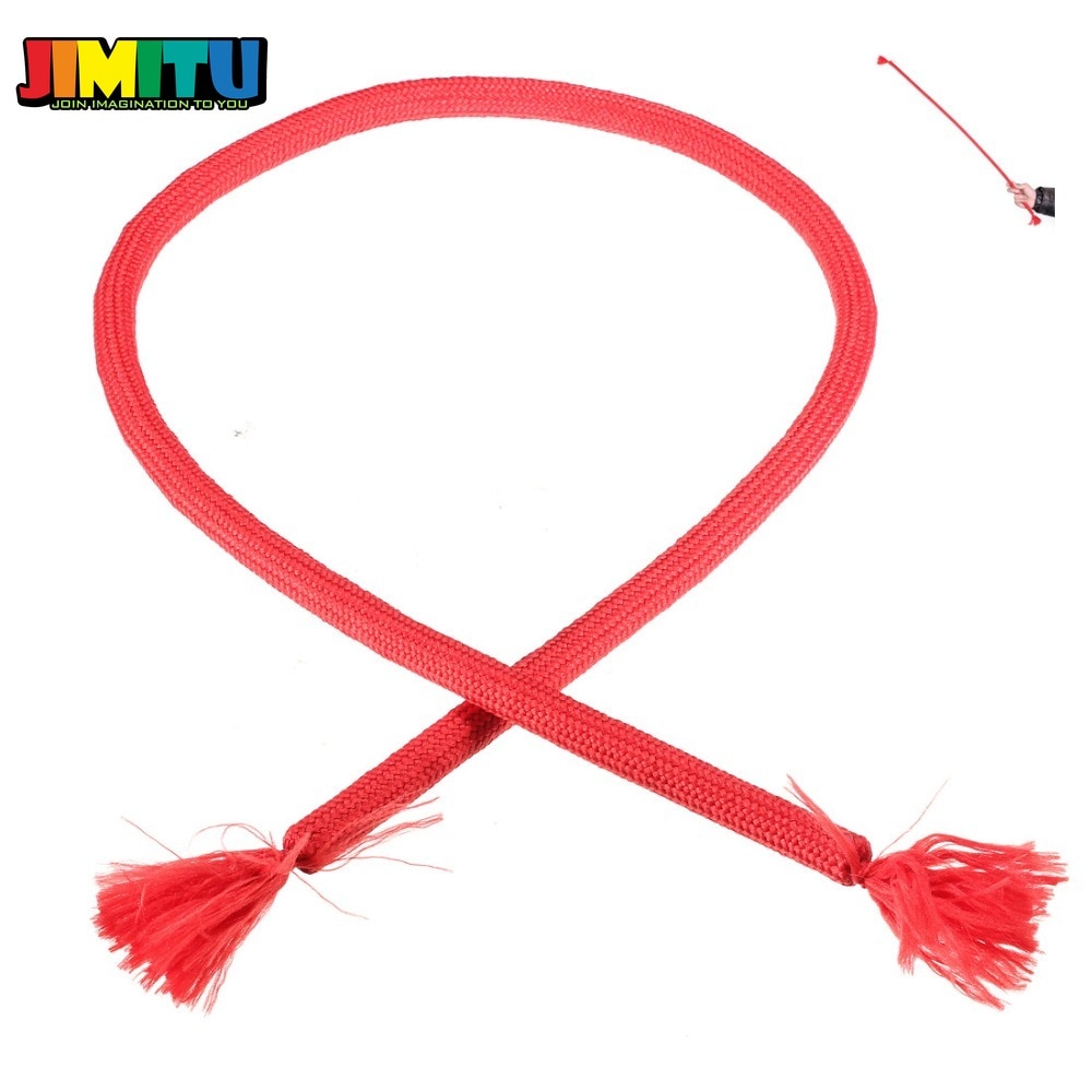 JIMITU Magic Stiff Rope Close Up Street Trick Kids Party Show Stage Bend Soft Tricky Magic Trick Comedy Funny Toy