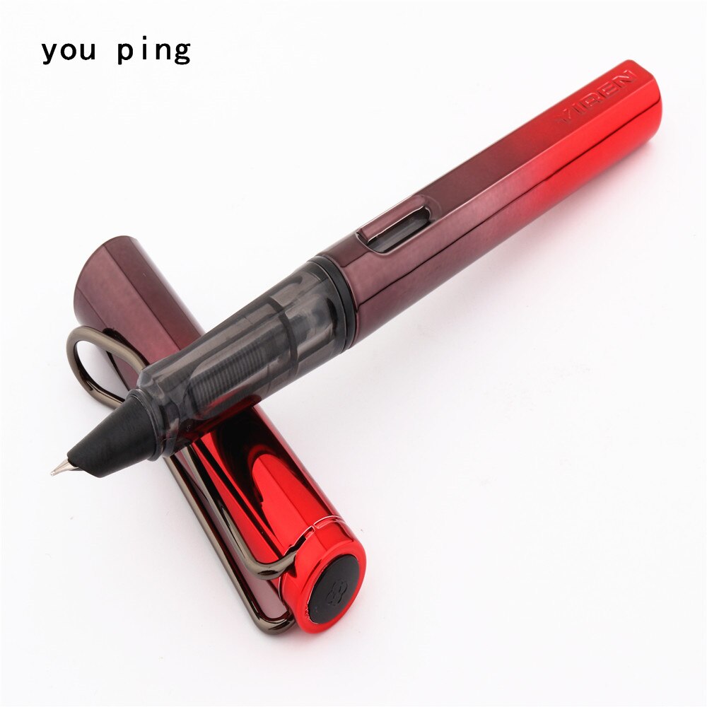 Pluma estilográfica de , suministros de papelería escolar para estudiantes, 410 colores brillantes, para oficina, novedad: B-1