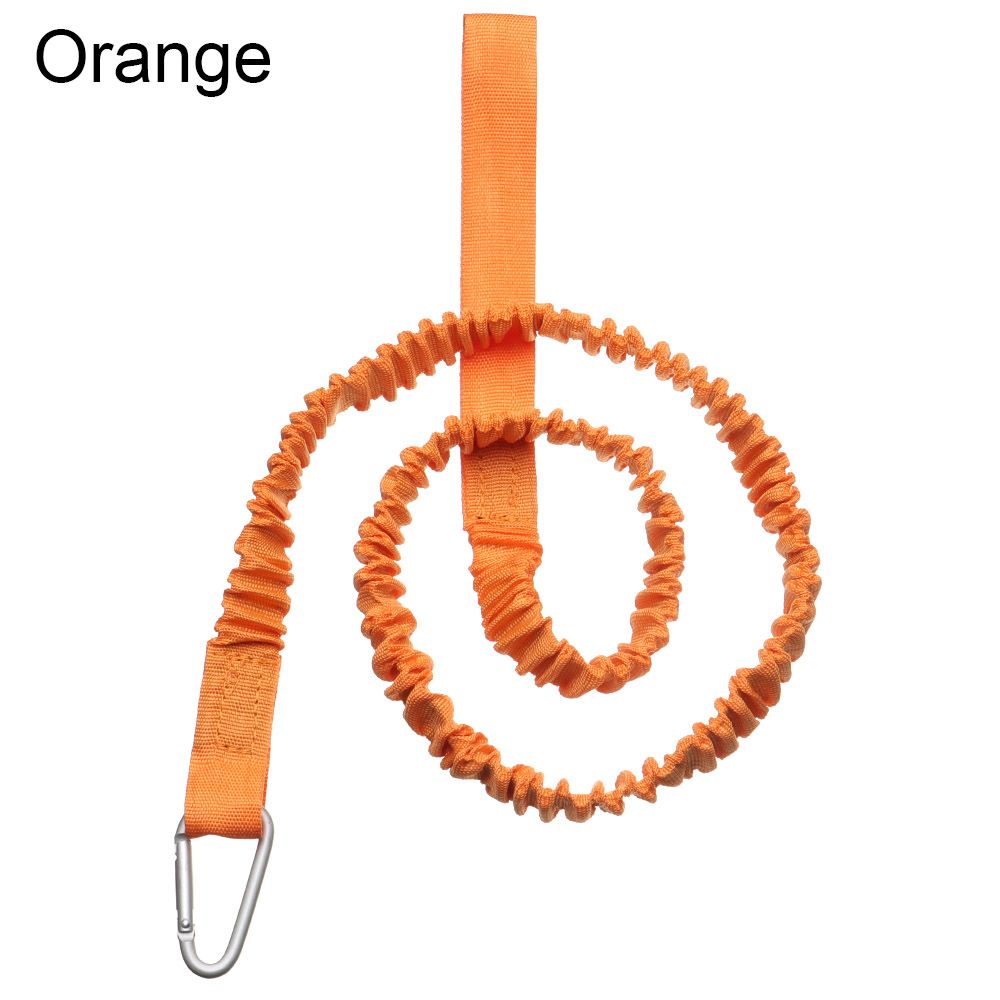 Elastische Veiligheid Hengel Houder Water Sport Kajak Staaf Lanyard Paddle Leash Surfplank Enkel Leash Paddle Board Touw: orange