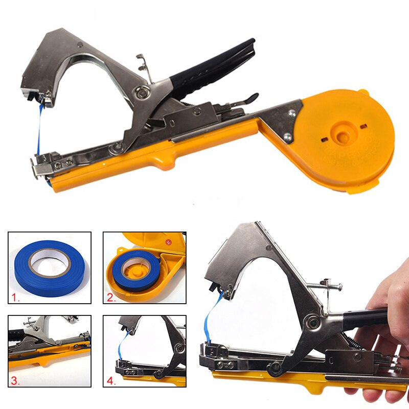 Plant Branch Hand Tying Binding Machine Flower Vegetable Garden Tape Tool Vine Branch Tape Machine Garden Stapler Stake Strap