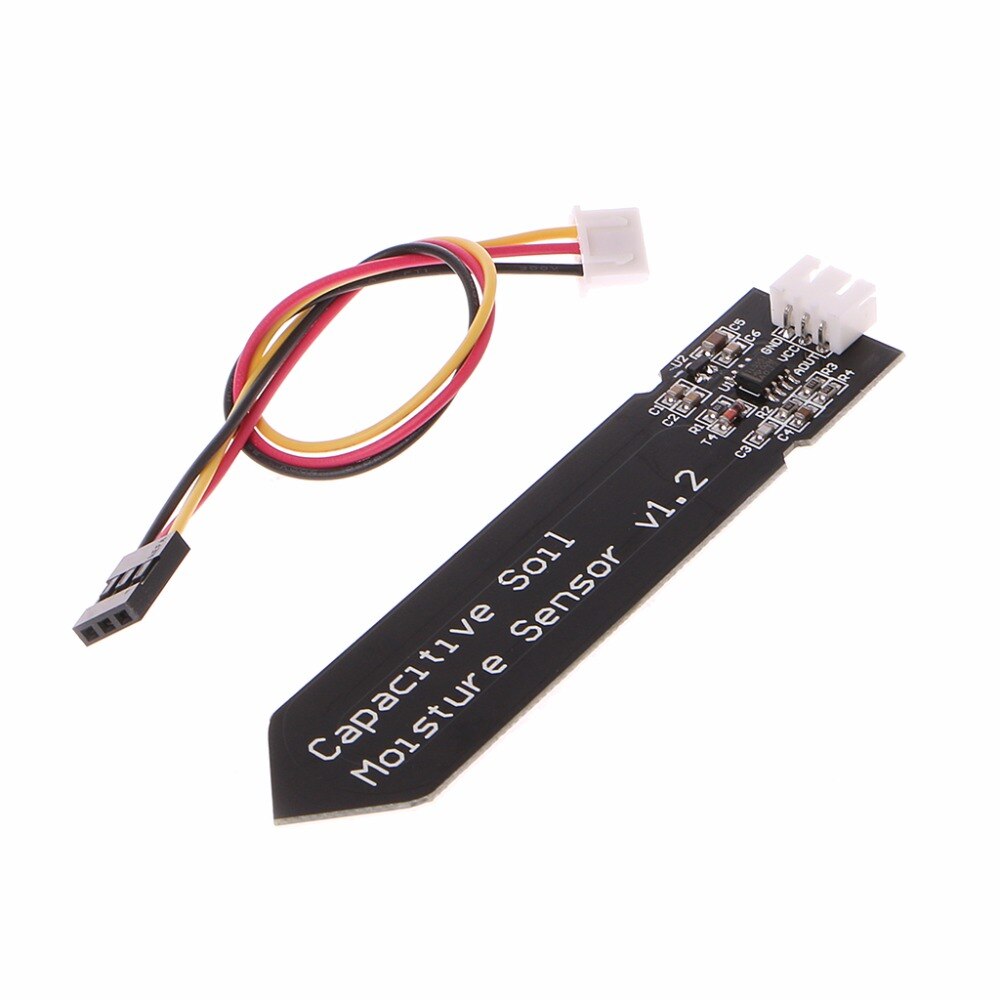 Soil Moisture Sensor Analog Capacitive Soil Moisture Sensor V1.2 Corrosion Resistant Hygrometer Measure Tool1##