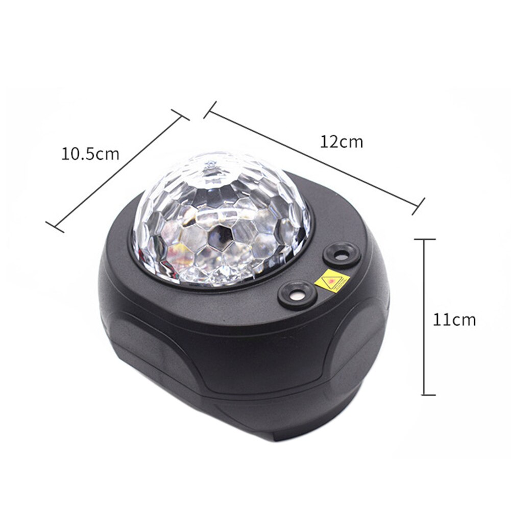 Projector Galaxy Lamp Adjustable Multiple Lighting Starry Sky Water Wave Bluetooth Voice Control LED Night Light