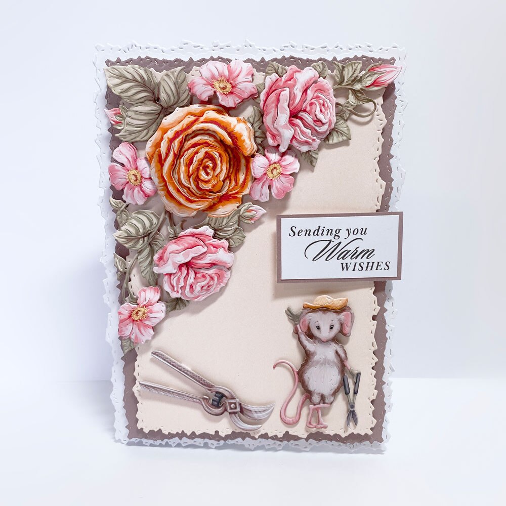 Diy Embossing Template Carnation Crafts Coastal Currents Collection Metal Cutting Dies Scrapbook Diary Decoration