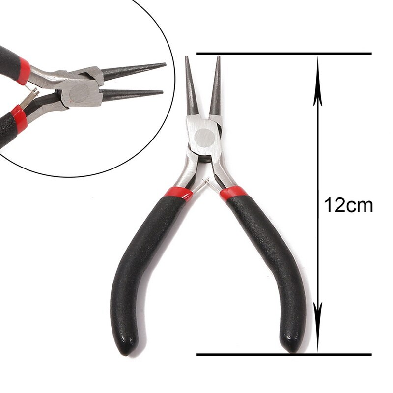 Jewelry Pliers Tools & Equipment Kit Long Needle Round Nose Cutting Wire Pliers For Jewelry Making Handmade Accessories: 15