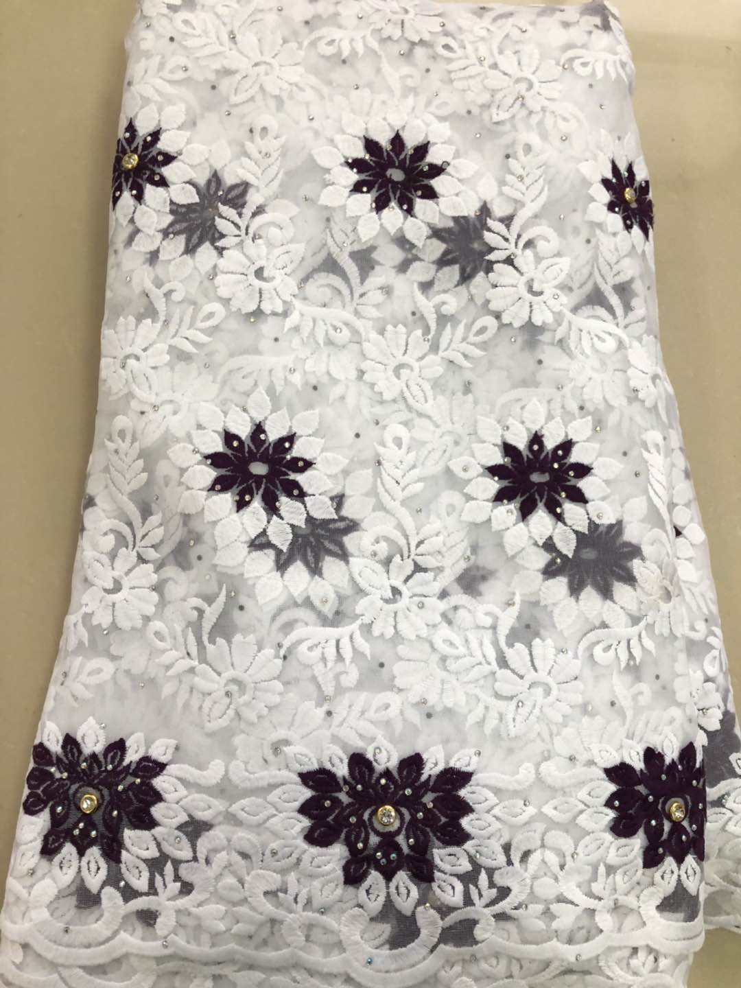 Róża najnowsze koronki afrykańskie 2020 afrykańska koronkowa tkanina wysokiej jakości tkanina z francuską koronką z kamieniami 5 jardów afrykańska tkanina netto YLL3837