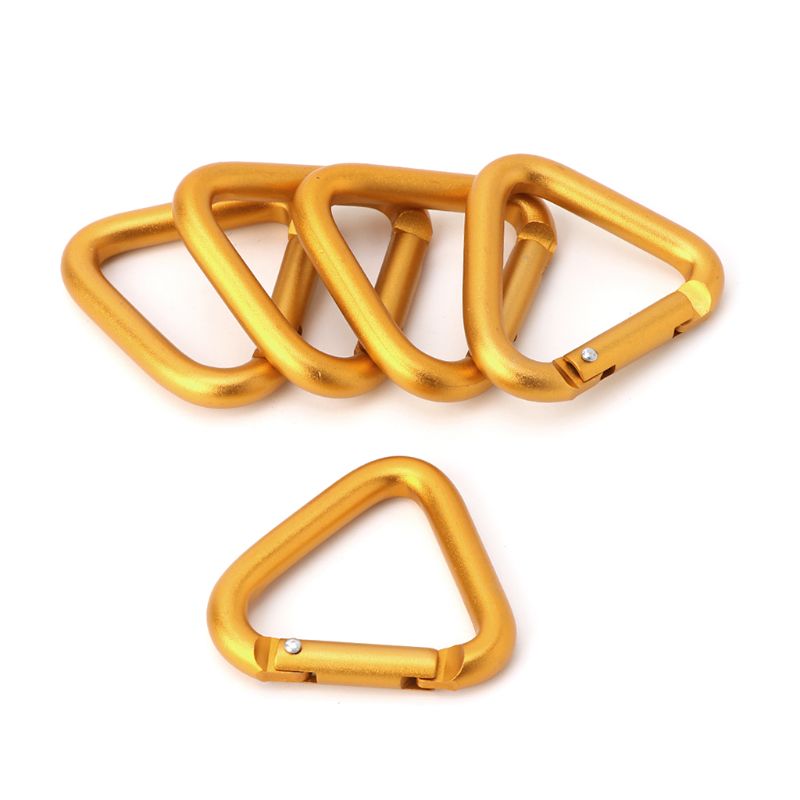 2022 6× Kayak Marine Boat Paddle Oar Clips Fishing Rod Holder Surfing Paddle Buckle Or 1/5pc Double Hooks Triangle Carabiner