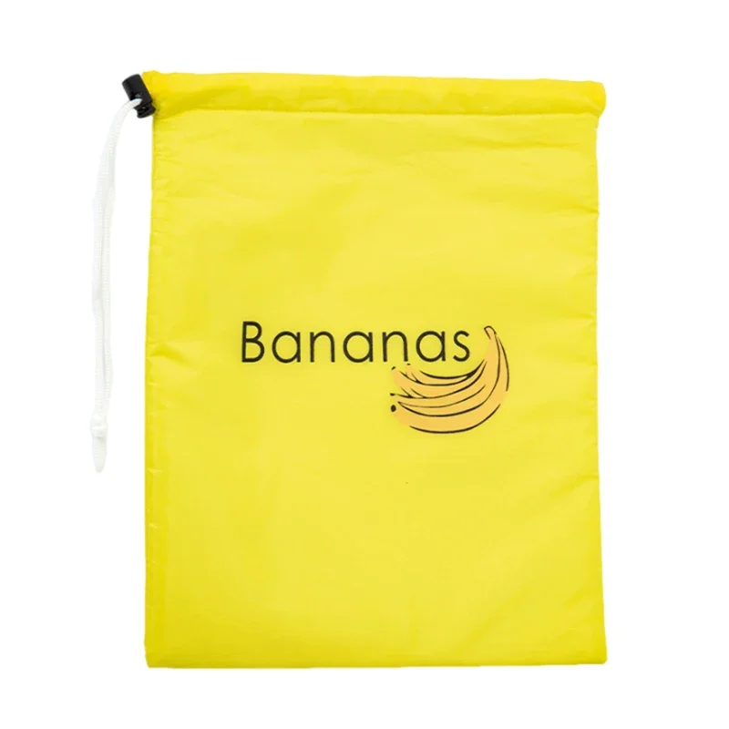 1/2pcs Banana Bundle Pocket Reusable Food Preservation Bag Vegetable Fruit Storage Bag Insulated And Shock-proof Shopping Pocket: Light Grey