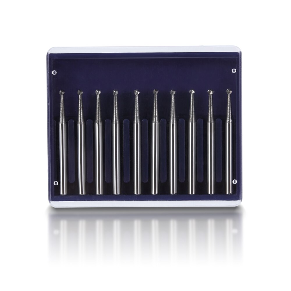 10Pc/Dozen Dental Fg Ronde Burs Boor Wolfraam Tandheelkundige Hardmetaalfrezen Dia-Boren Voor Hoge Snelheid Handpiecess medium Tandarts Gereedschap: FG1 10pcs box