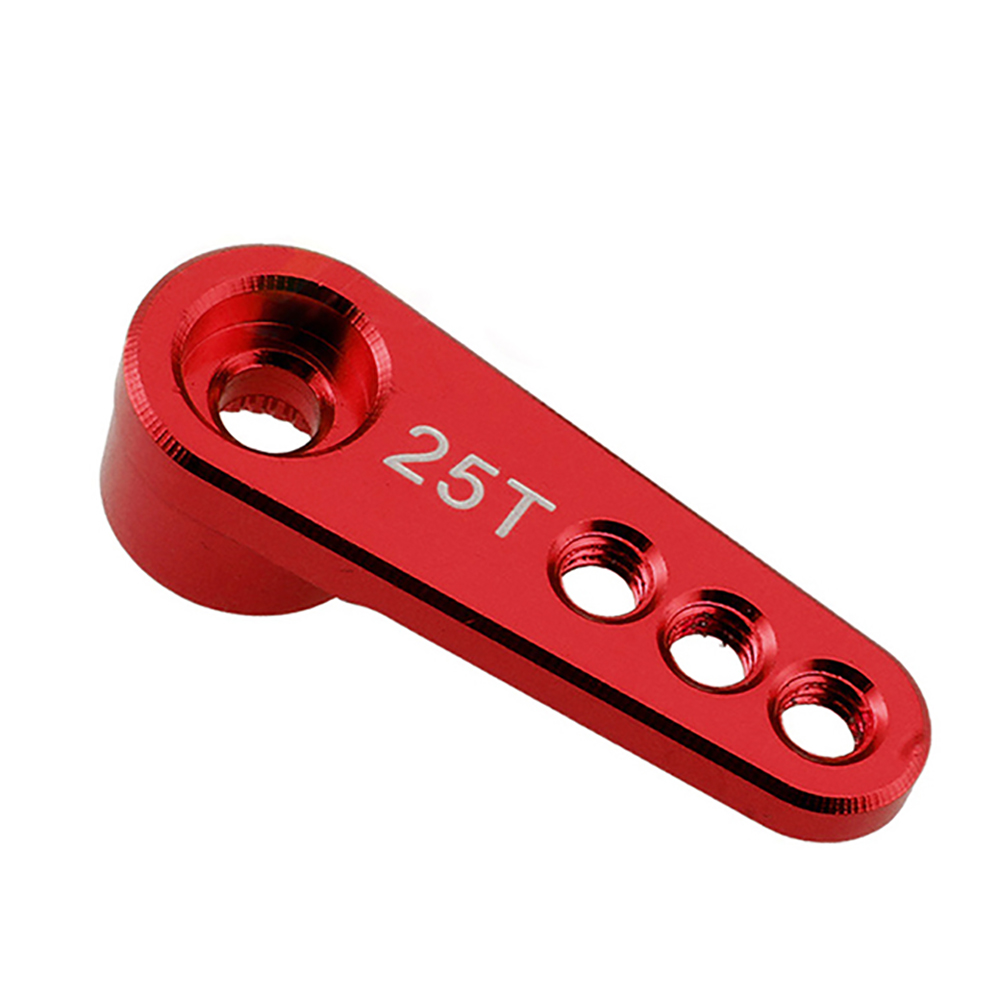 25T M3 aluminio RC Servo brazo cuerno brazo único/doble brazo para 1/10 coche trepador de control remoto barco Futaba HSP Wltoys Axial SCX10 piezas: Morado