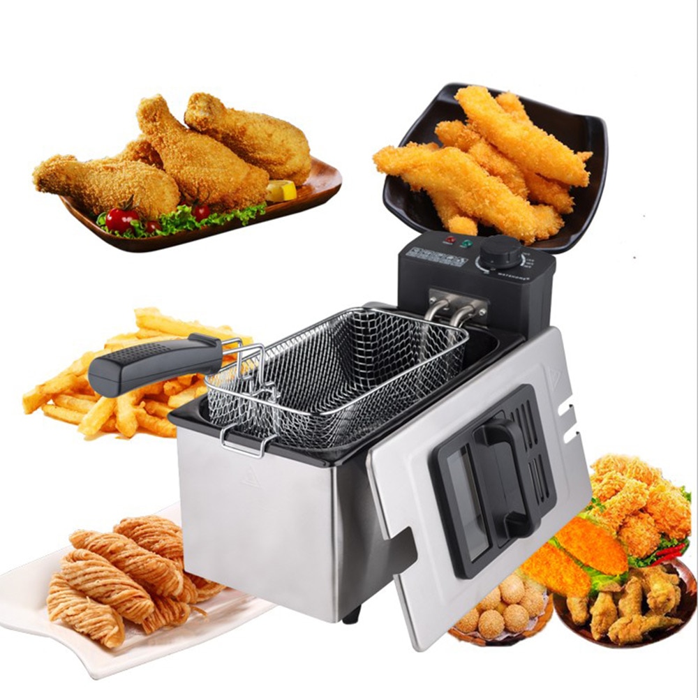 Commercial Deep Fryer Constant Temperature Electric Fryer Household Electric Deep Fryer French Fries Machine Electric Mini Fryer