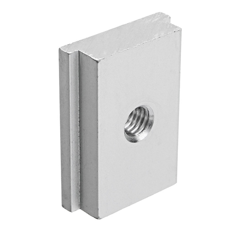 10 stk  m6/m8 t- spor glidemutter aluminiumslegering t spormutter for trebearbeidingsverktøy jigger skrue sporfeste tp -0150