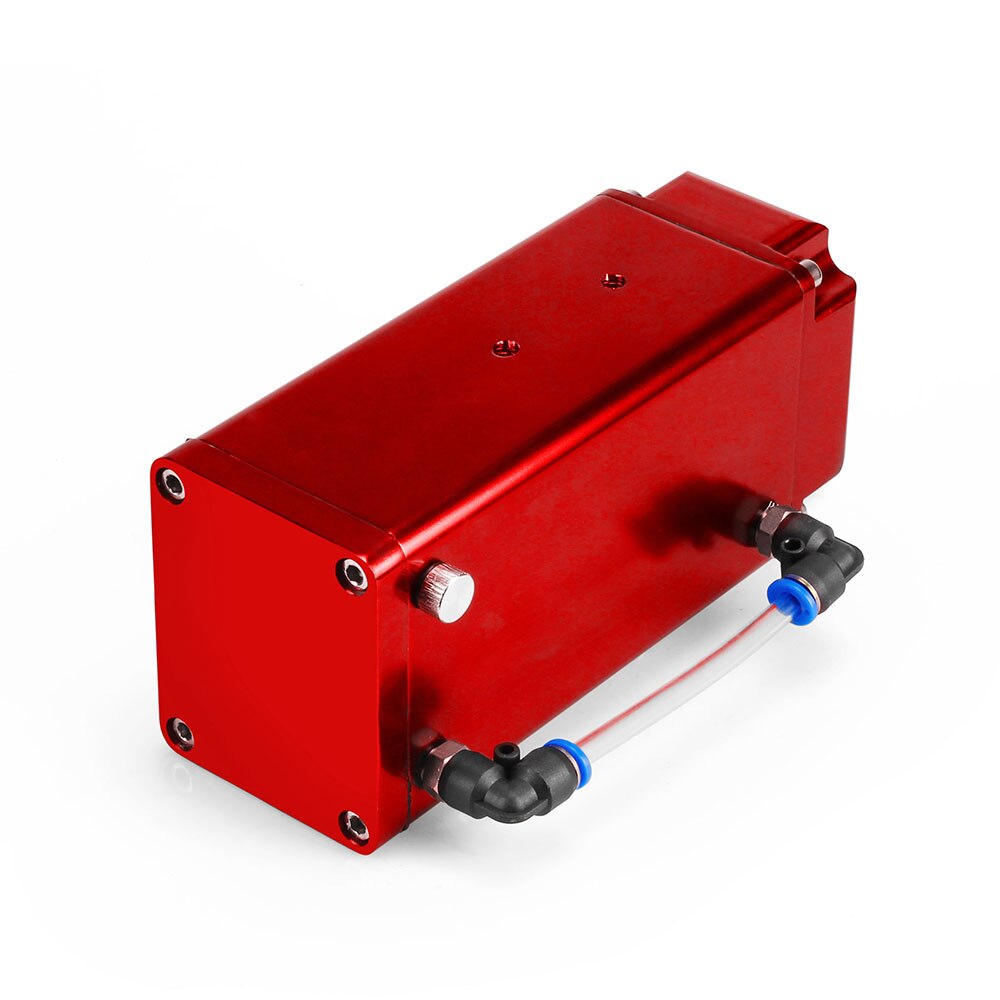 Universal Aluminum 10mm Engine Square Shape Oil Can Tank Reservoir 500ml Engine Fuel Black Red Blue Silver OCC018