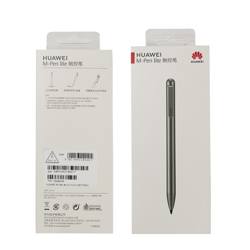 Original huawei stylus tablet m caneta lite capacitivo compatível com m6/m5 juventude edição/matebook e2019