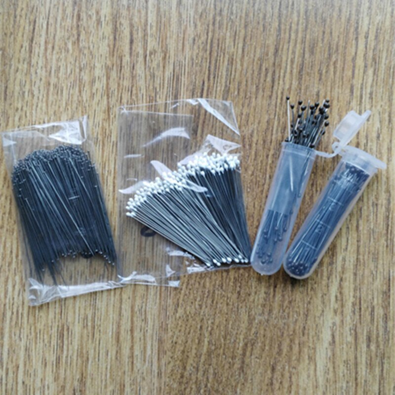 100 sztuk igły ze stali nierdzewnej owad szpilki owad igły ze schowkiem robić laboratorium szkolne entomologia ciało sekcja