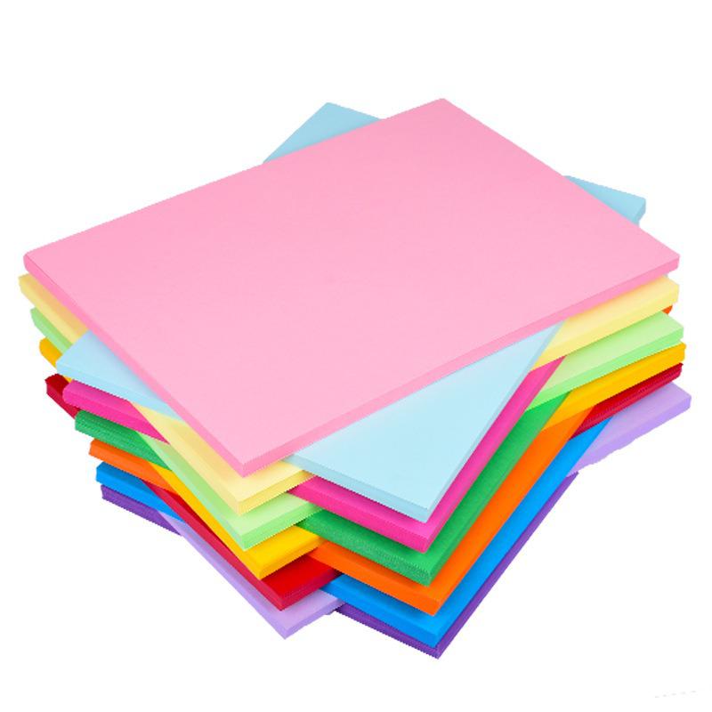 50 stück Von Handwerk Papier A4 Größe Farbe Karton Diy Handgemachte Postkarte Schüler Aufkleber freundlicher Hause Schule Handwerk Papier