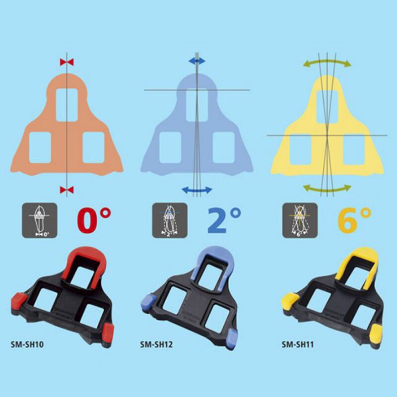 Set Tacchetti Bici Compatibili Shimano SPD-SL - Rosso/Blu/Giallo/Nero Per Corsa E MTB - Foto 3