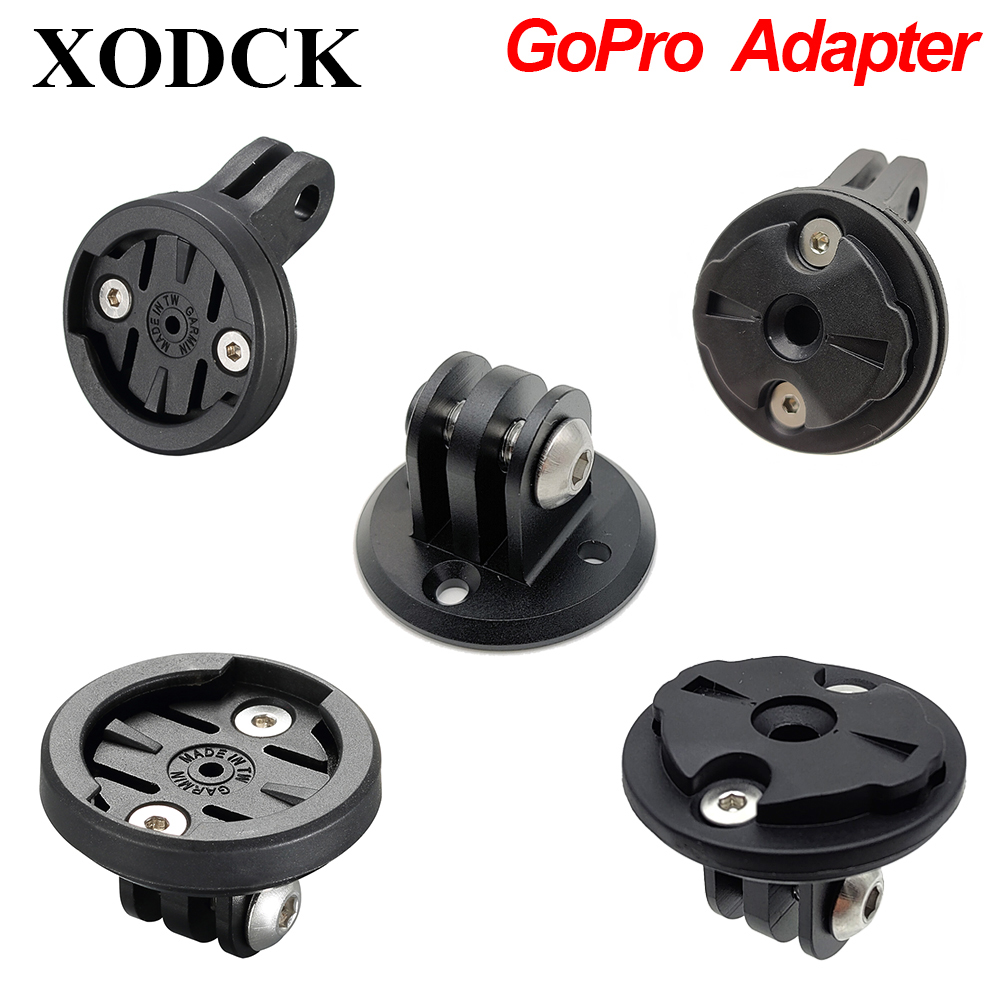 Adaptador de soporte de montaje combinado Garmin Gopro, adaptador de faro de cámara de liberación rápida para montaje de K-EDGE Garmin Wahoo Bryton