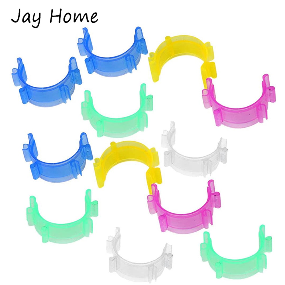 10/40Pcs Sewing Bobbin Clips Plastic Bobbins Thread Spool Holder Clamps for Sewing Machine Embroidery Quilting Accessories