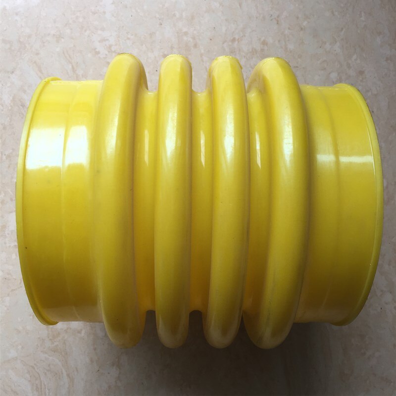 Neue 1Stck Gelb Polyurethan Springen Jack Faltenbalg Stiefel 17,5 cm Für Wacker Stampfer Verdichter manipulieren Für Energie Werkzeuge Zubehör
