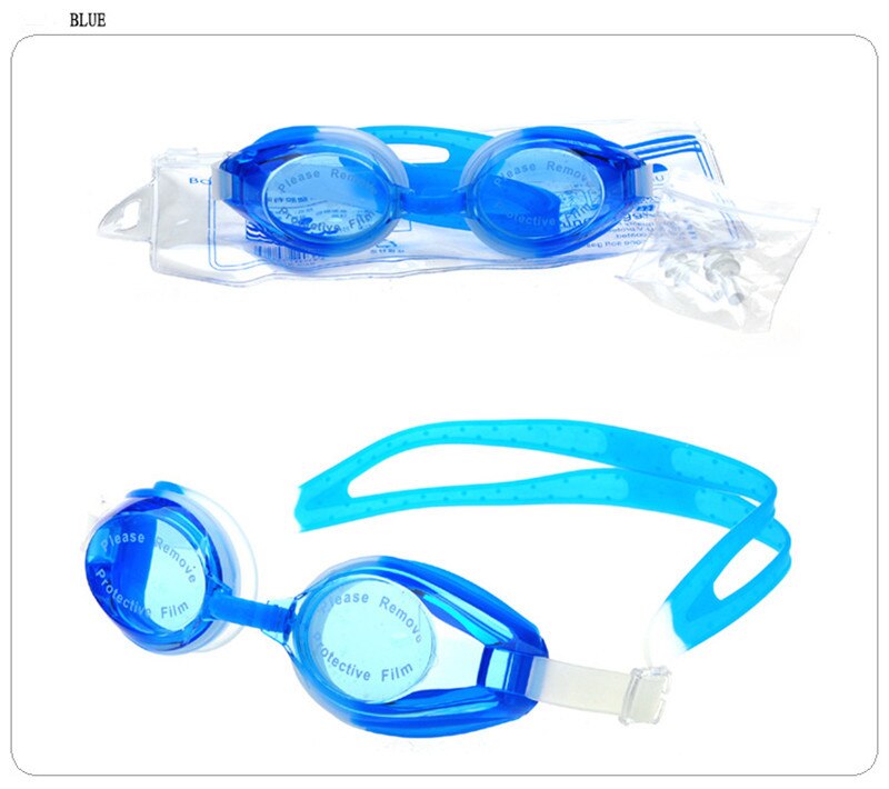 1Pcs Mannen Vrouwen Zwemmen Glazen Anti Fog Uv-bescherming Swim Brillen Professionele Galvaniseren Verstelbare Waterdicht Zwembril