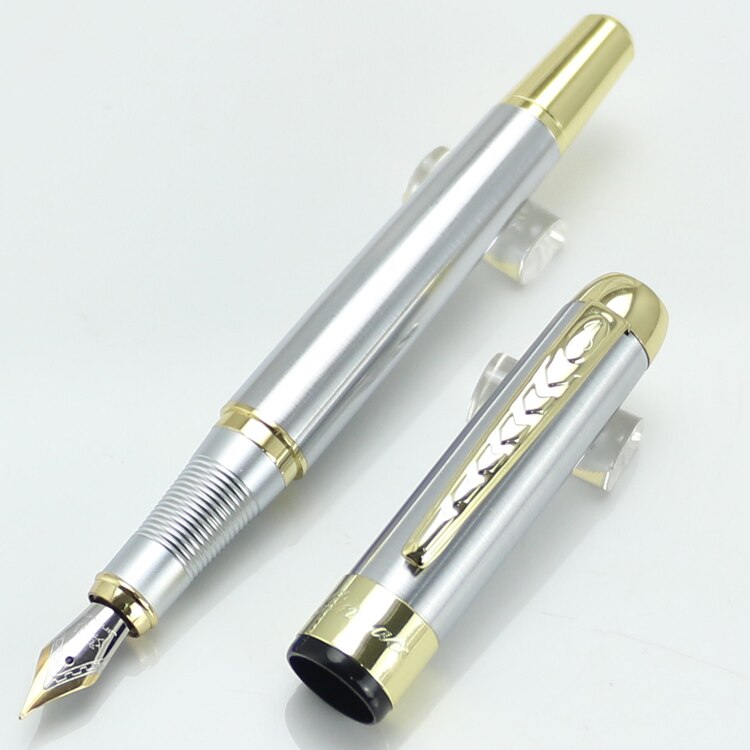 JINHAO 250 Medium nib Metal Fountain Pen Without Pencil Box luxury school Office Stationery Writing Cute pens: 15