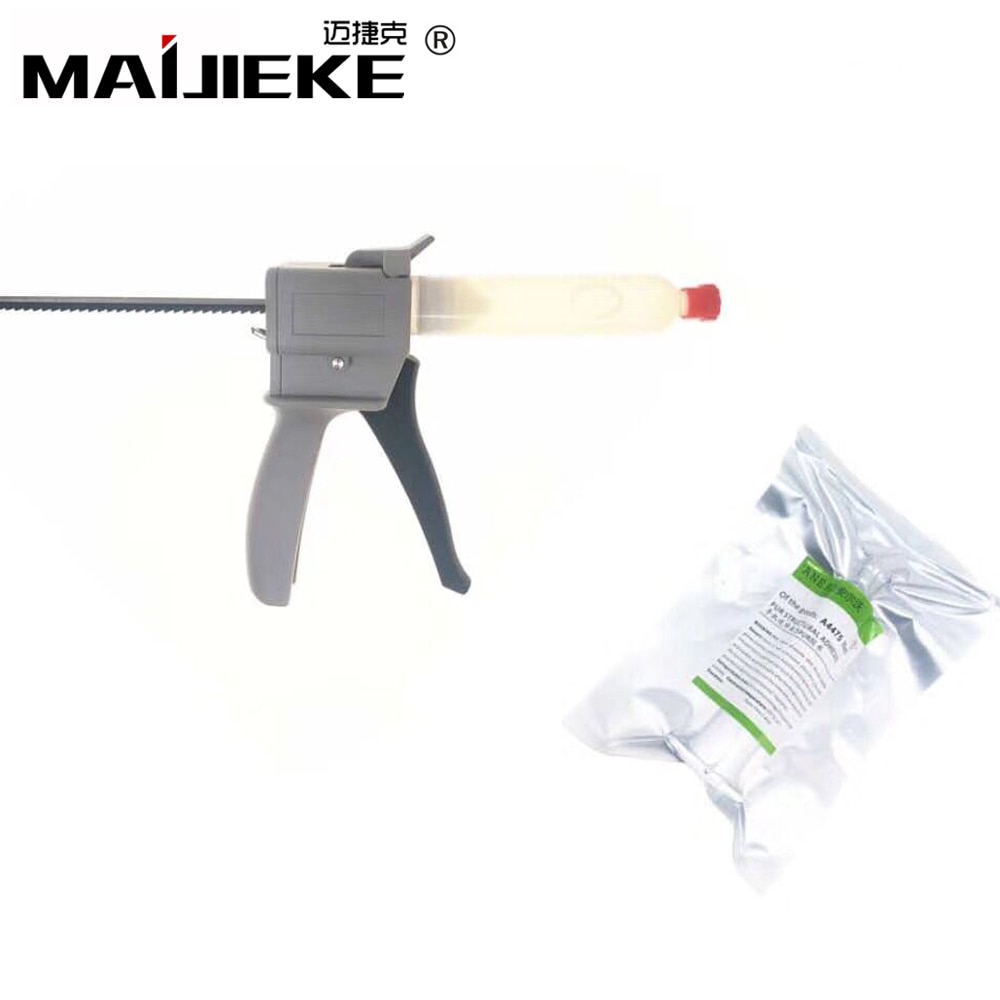 MAIJIEKE PUR adhésif Stuctural pour iPhone X 8 7 6 cadre moyen couverture arrière colle autocollant support de téléphone collage Pur colle de reprise