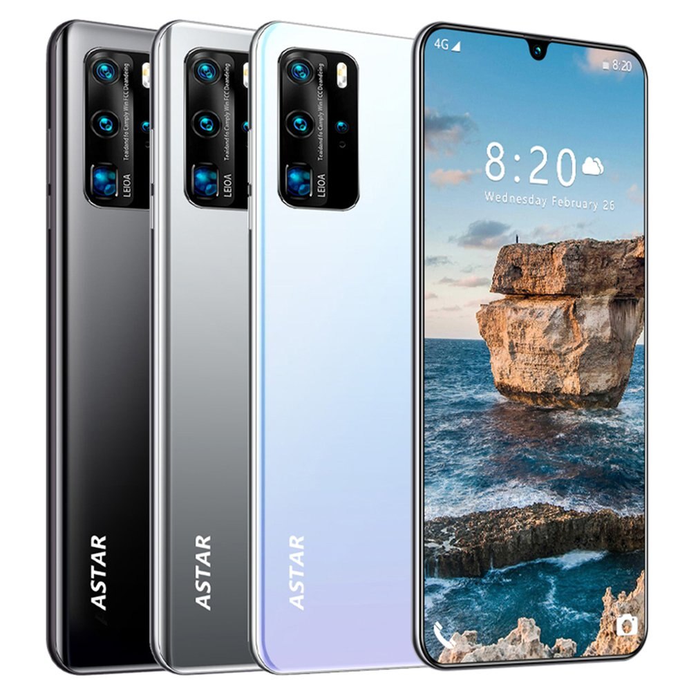 P40 Clever 6,5 Zoll HD Bildschirm 1GB 8GB 24MP Vorne Kamera Starken Quad-Ader-hoch-leistung Prozessor telefon