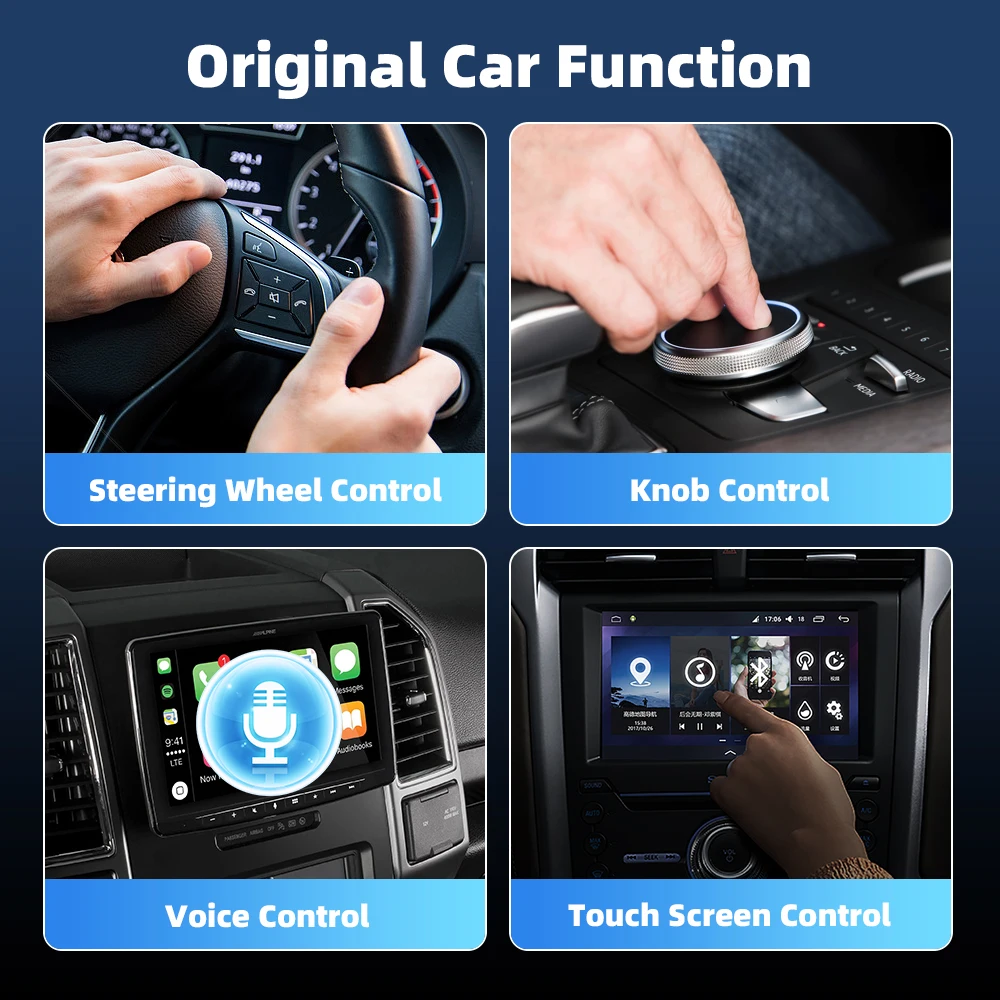 Adattatore senza fili CarPlay androide auto senza fili Carplay Ai scatola Dongle USB per Mela Iphone Telefono androide auto Collegare per 98% auto