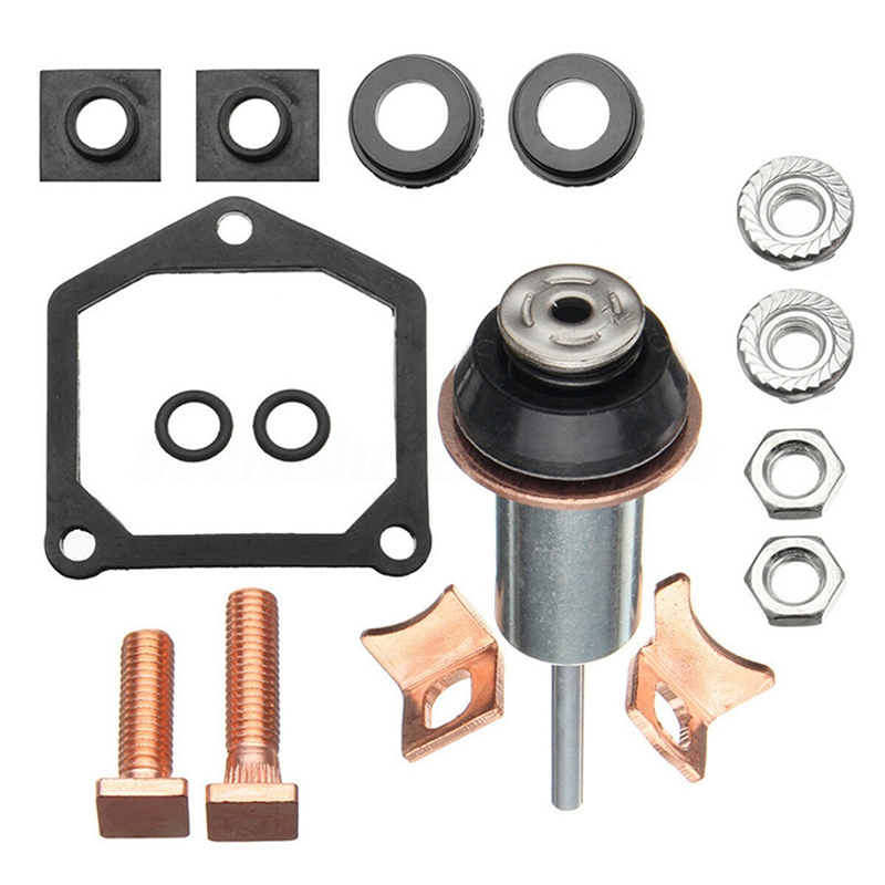 Starter Solenoid Repair Rebuild Kit Contacts Parts Fit for Toyota Subaru 228000-6660, 228000-6662, 228000-6663: Default Title