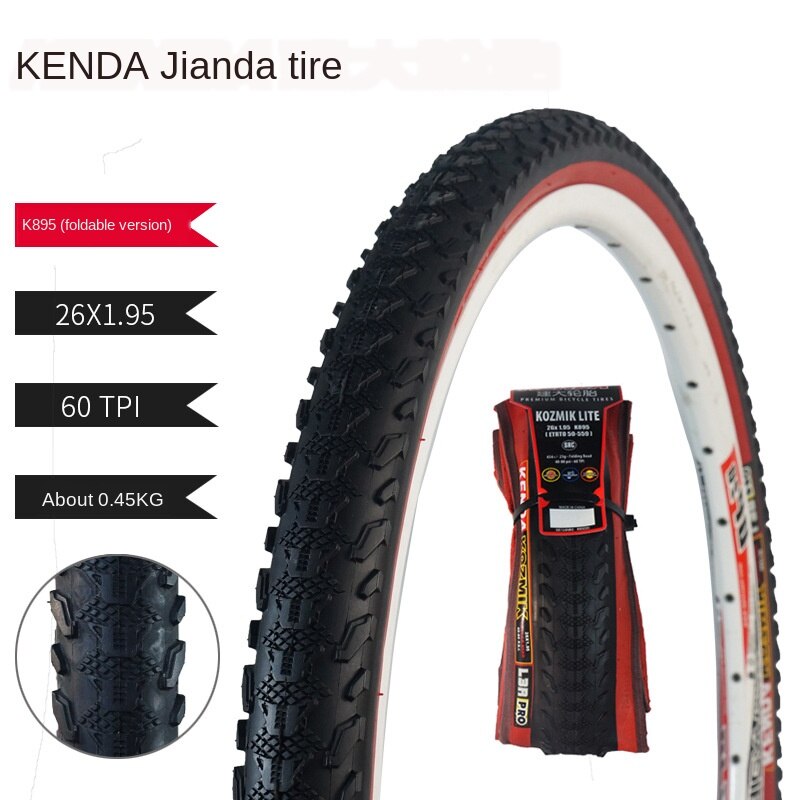 Anvelopa de bicicleta, 20 x 2.40, 60-406 1mm, 60 TPI, Antiperforare, Cauciuc, Negru