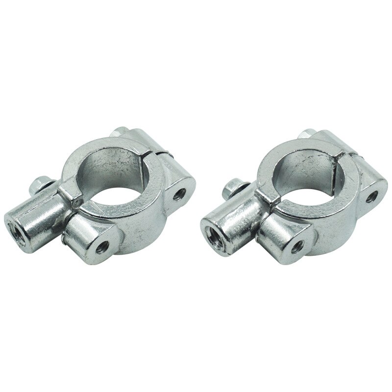 1 par  m8 m10 22mm 25mm motorsykkel speilfeste holdere brakett klemme til motorsykkel moped skitt gruve sykkel atv quad 4 hjuling: M10-22mm- s