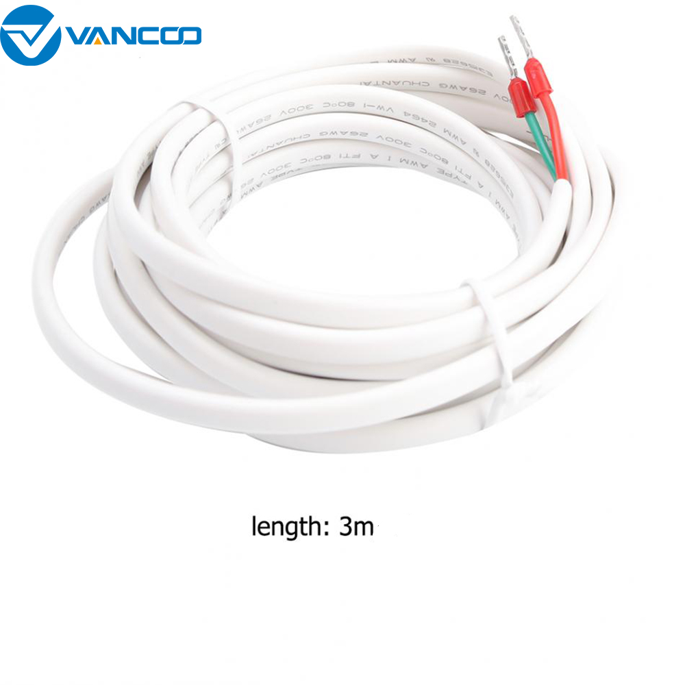 Vancoo-Sonda de Sensor externo de temperatura, sistema de calefacción por suelo radiante, 16A termostato eléctrico, controlador de temperatura 10K 3950, 3M